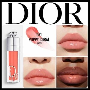 Dior Addict Lip Maximizer Plumping Lip Gloss- Poppy Coral
